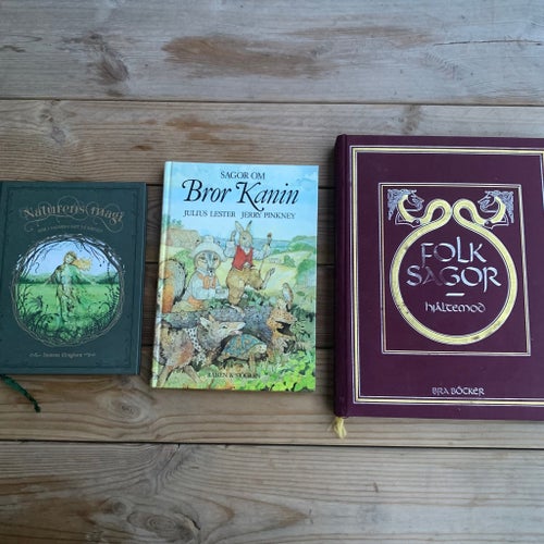 Bokpaket Sagor & Mytologi – Naturens Magi + Bror Kanin + Folksagor Hjältedåd