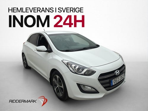 Hyundai i30 136hk Premium Rattvärme P-Sensorer Dragkrok