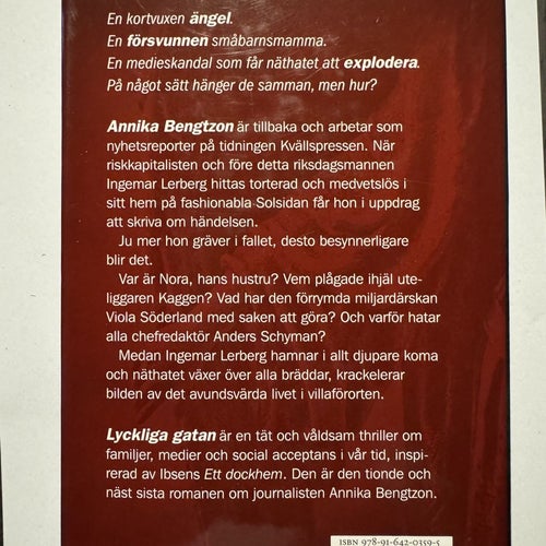 Boken Lyckliga gatan av Liza Marklund, 2013