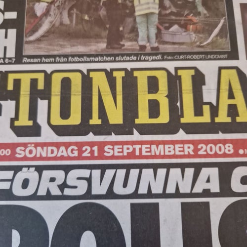 Aftonbladet Söndag 21 September 2008