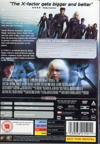 X-Men 2 (2003) - Two-Disc Special Edition DVD - X2