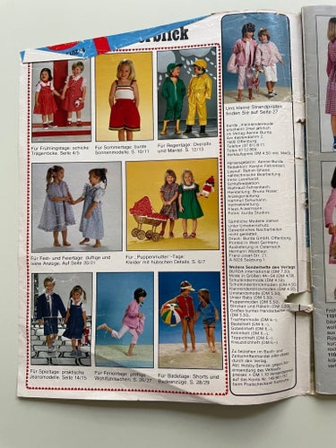 Burda barnmode 1978