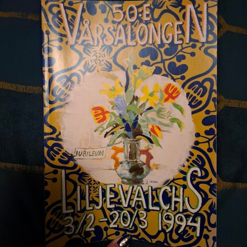 Vårsalongen Liljevalchs 1994Häftad finns noteringar på flera ställe se foto