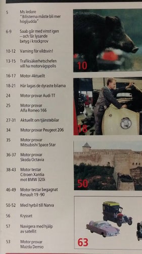 Motor nr 10 1998: Citroën Xantia vs BMW 320i, Alfa 166, Skoda Octavia