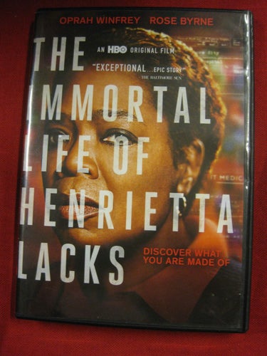 THE IMMORTAL LIFE OF HENRIETTA LACKS - OPRAH WINFREY, ROSE BYRNE - DVD OKT 2017
