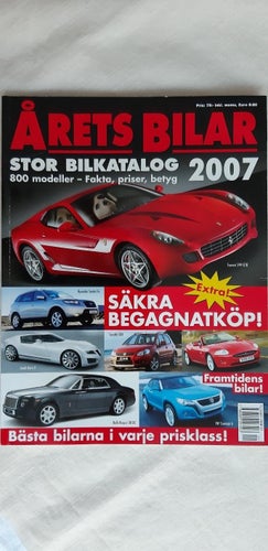 Årets bilar 2007 - bilkatalog typ "Allar Bilar"