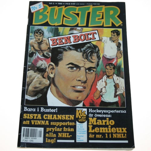 Buster - 1989 - NR 5 - Ben Bolt, Mario Lemieux