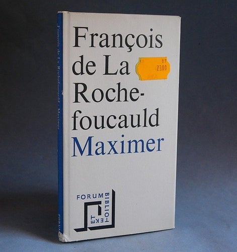 Francois de La Rochefoucald - Maximer , inb. Forum1963