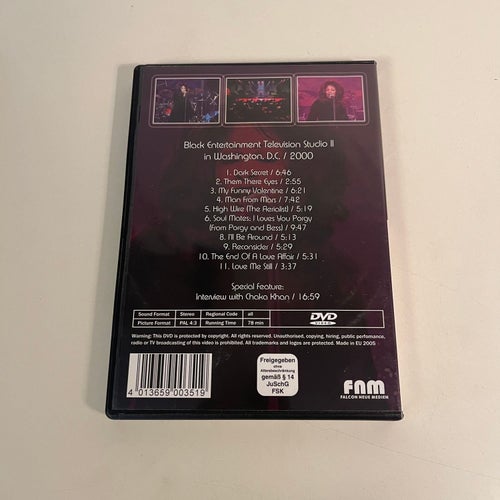 DVD - Chaka Khan - Live in Washington DC 2000