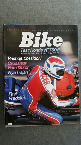 Bike nr 2 1983: Honda VF 750 F, Kawasaki GPZ 750, Suzuki GSX 750, Yamaha XJ 900