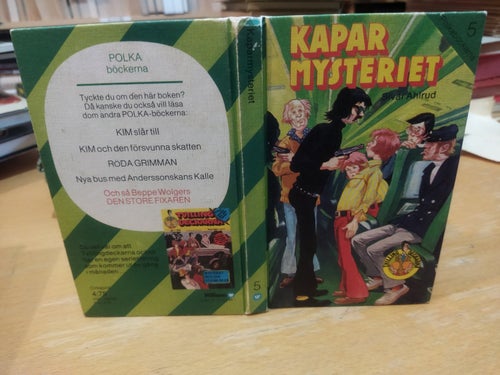 Kaparmysteriet av Sivar Ahlrud, Polkaböckerna 5, bok, very fine