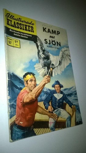 illustrerade klassiker nummer 57, Kamp mot sjön Nordhoff och Hall