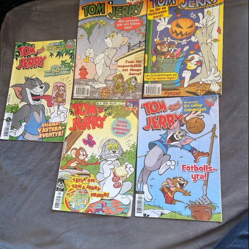 5 nummer av Tom och Jerry