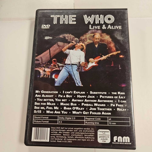 The Who - Live & Alive - FINT SKICK!