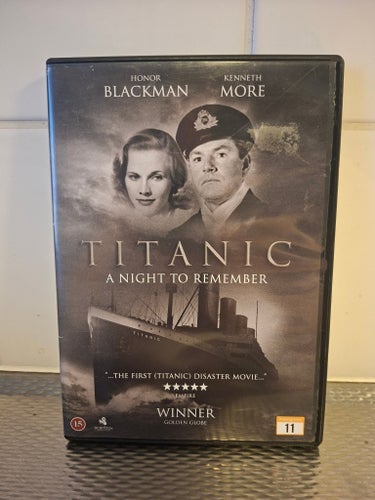 Titanic - A Night to Remember. Honor Blackman, Kenneth More.