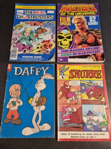 Ghostbusters, Masters of the Universe, Daffy & Snurre