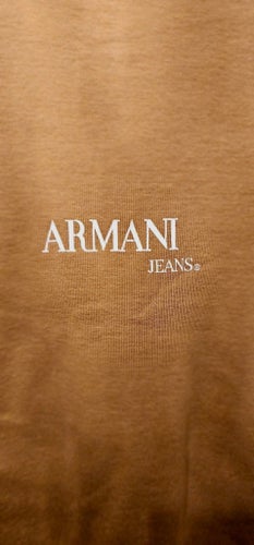 Armani Jeans beige tröja M- L