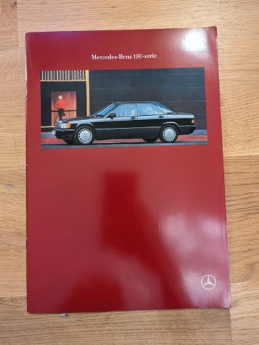 Mercedes-Benz 190-serie SVENSKA försäljnings broschyr katalog