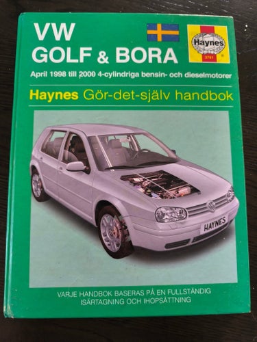 VW Golf & Bora Haynes Gör-det-själv handbok 1998