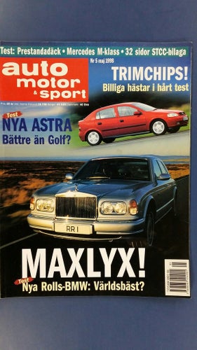 Auto motor & sport 5 1998: VW Golf 1,6 vs Mercedes A160, Rover 620 SDI