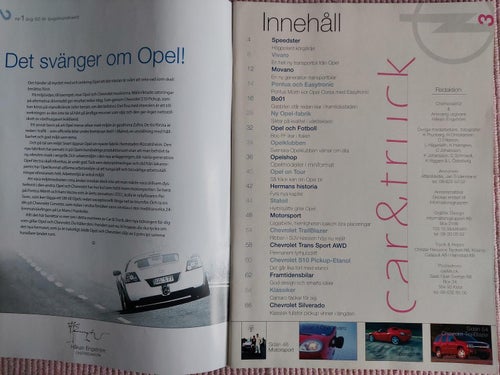 car & truck nr. 1 2001 GM tidning