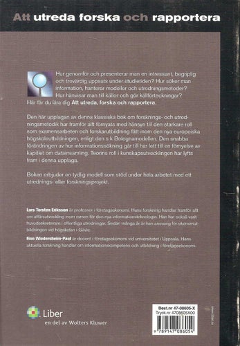 Att utreda forska och rapportera