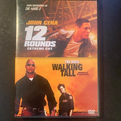 12 ROUNDS, EXTREME CUT / WALKING TALL. DVD 2 X ACTION -09 / -04
