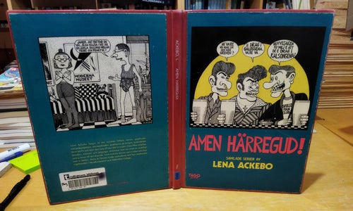 Amen härregud! Samlade serier Lena Ackebo. Bok. Very Fine plus. BM