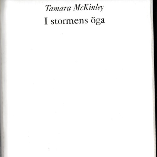 I stormens öga av Tamara McKinley (1994)