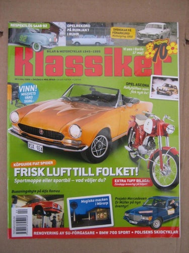 Klassiker - Bilar & Motorcyklar 1945-1989 Nr:4-2009