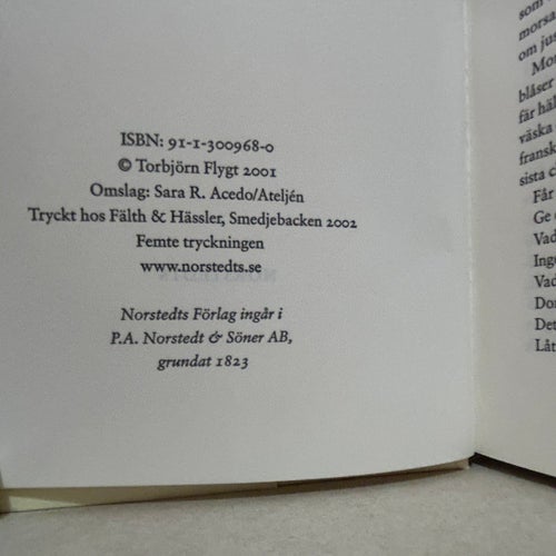 Underdog av Torbjörn Flygt. Bok. Very Fine plus