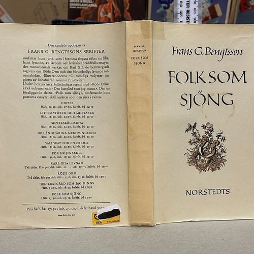 Folk som sjöng av Frans G. Bengtsson. bok, Very Good plus