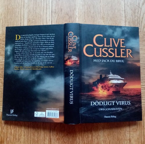 Dödligt Virus - Oregonarkiven (Clive Cussler med Jackdu Brul) Damm Förlag - Bok
