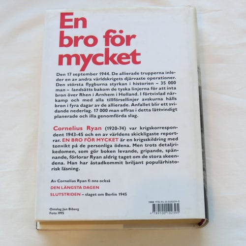 Slaget vid Arnhem: En bro för mycket av Cornelius Ryan