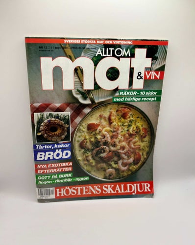 Allt om Mat & Vin nr 12/1989 – höstens skaldjur