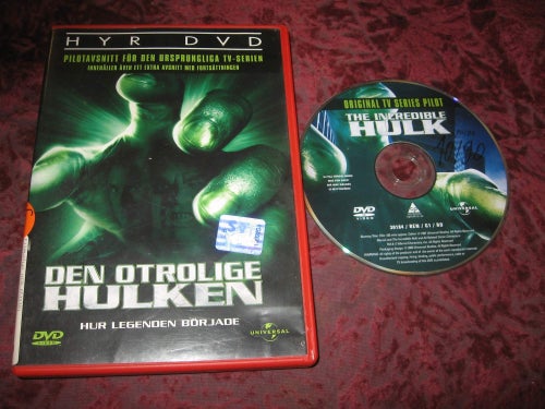 DEN OTROLIGE HULKEN (BILL BIXBY,LOU FERRIGNO,SUSAN SULLIVAN,JACK COLVIN) DVD