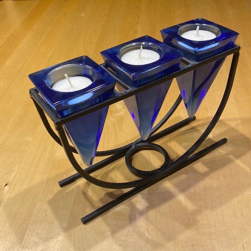 Vintage Ljusstake för tre ljus