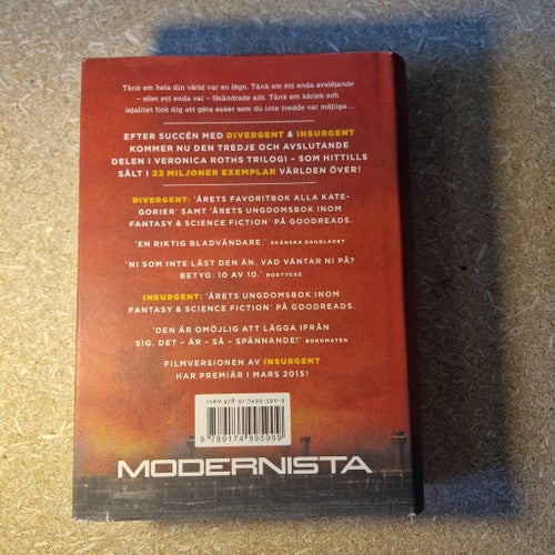Allegiant av Veronica Roth