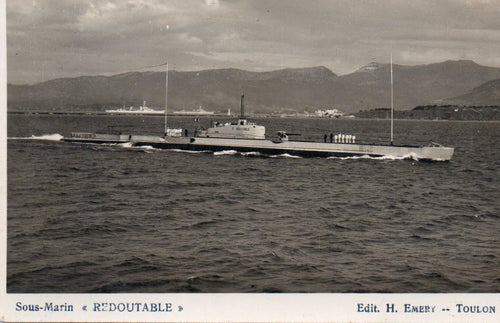 Brevkort Ubåt « REDOUTABLE » -N°7705