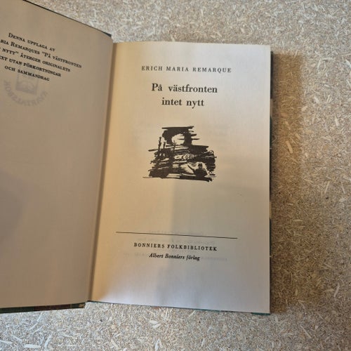 På västfronten intet nytt av Erich Maria Remarque