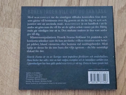 Maktspelet av Henrik Fexeus (Ljudbok) mp3 CD