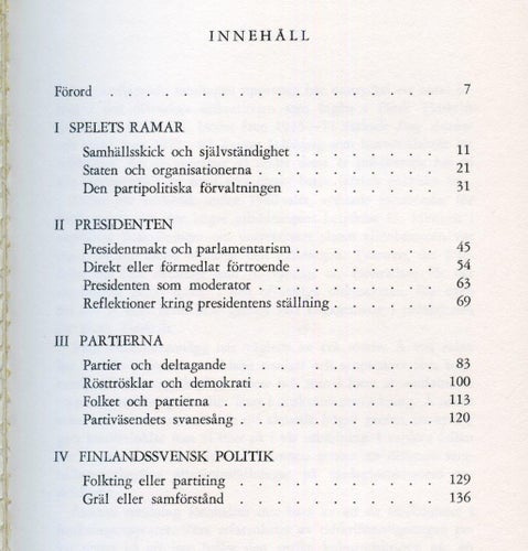 Partimakt och presidentstyre