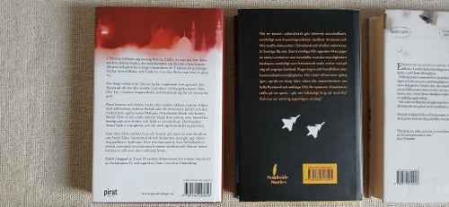 8 st inbundna böcker, Historia, resa, Bokpaket, historisk roman