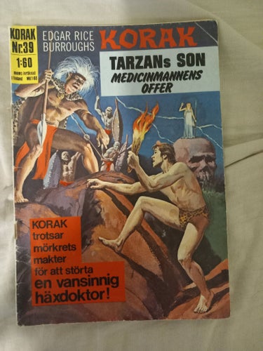 Korak Nr. 39 - Tarzans Son Medicinmannens Offer - Edgar Rice Burroughs