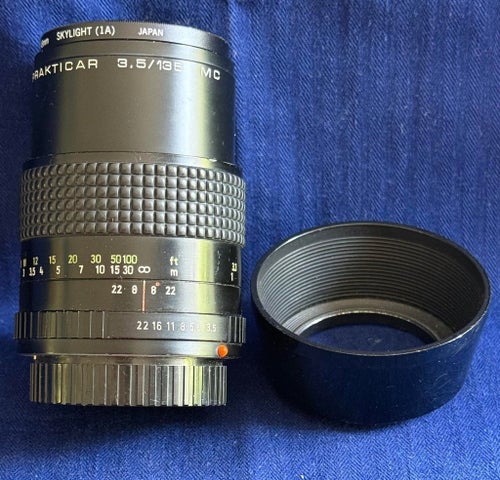 Prakticar 3.5/135 MC Carl Zeiss Jena objektiv
