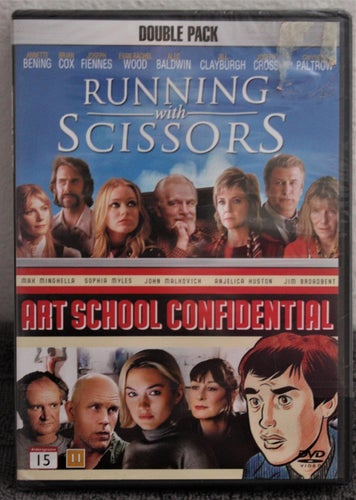 DOUBLE PACK ART SCHOOL CONFIDENTIAL/RUNNING WITH SCISSORS NY INPLASTAD