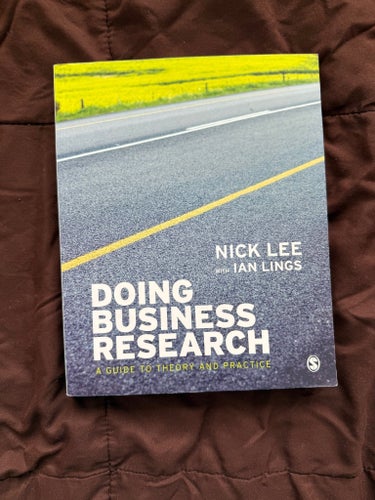 Doing Business Research av Nick Lee och Ian Lings, publicerad 2014