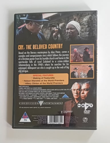 Cry, the Beloved Country / 1995 / James Earl Jones, Richard Harris / Raritet/DVD