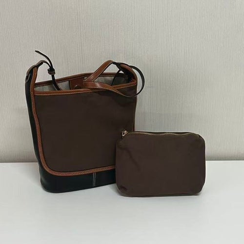 Casual Bucket Bag Crossbody Shoulder Bag Adjustable Strap