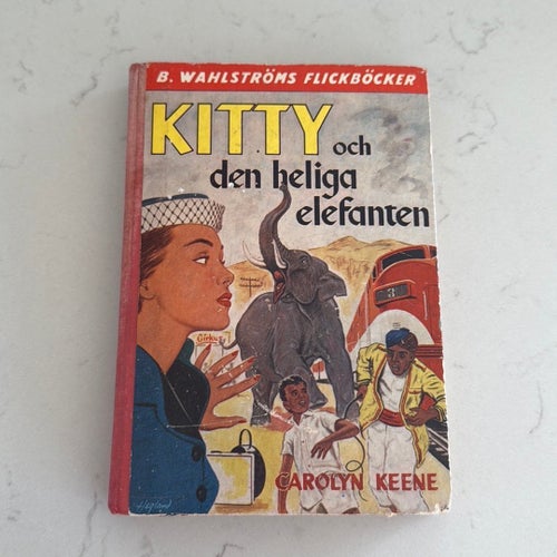Kitty och den heliga elefanten av Carolyn Keene, B. Wahlströms Flickböcker